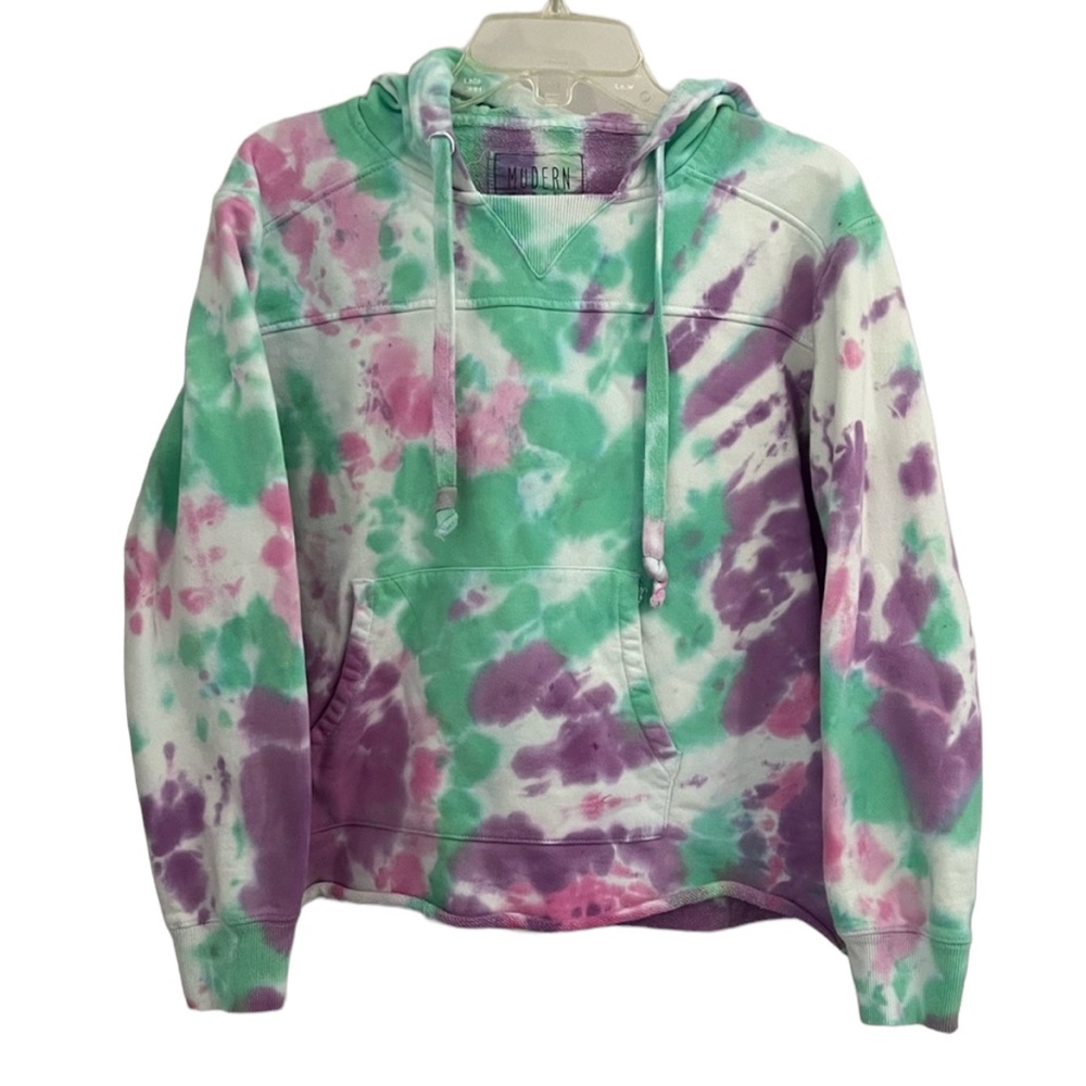 Modern Canvas Tie Dye Hoodie